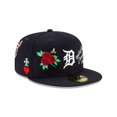 Sapca New Era Detroit Tigers MLB Icon 59FIFTY Fitted - Albastri